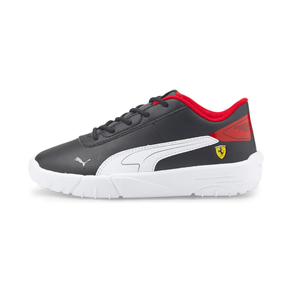 Puma Scuderia Ferrari Drift Cat Delta Motorsport Shoes Kids White/Black (306897-04)