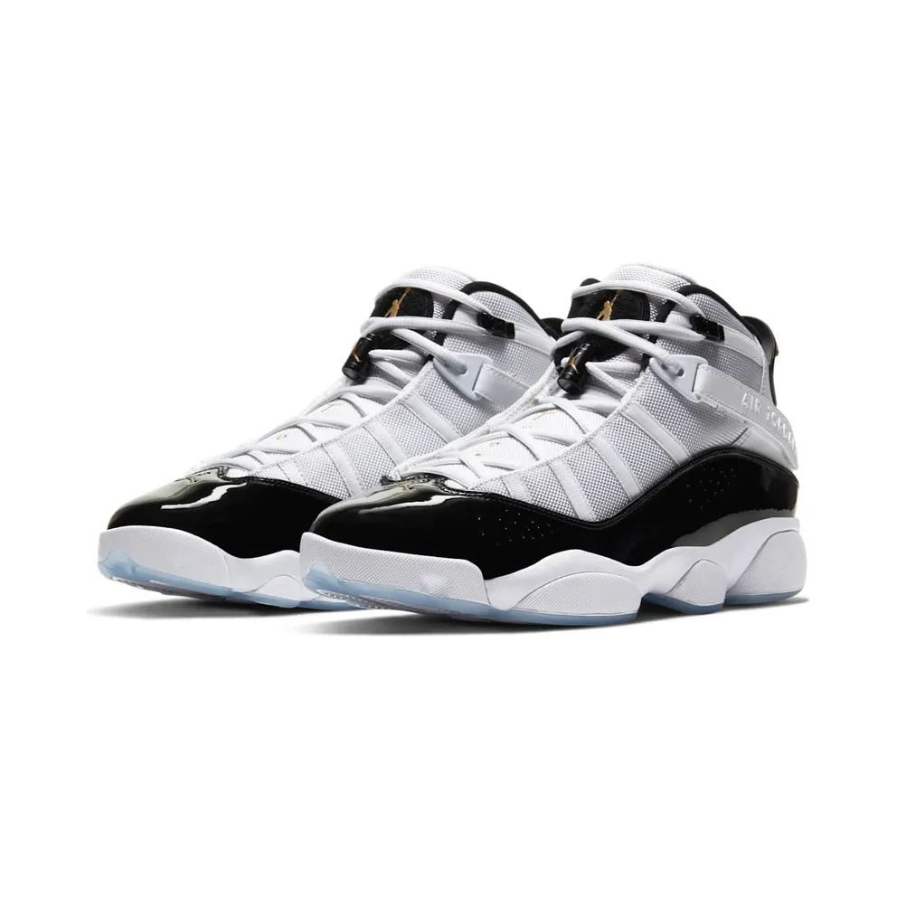 Jordan 6 Rings Defining Moments White/Black-Ice-Metallic Gold (CW6993-100)