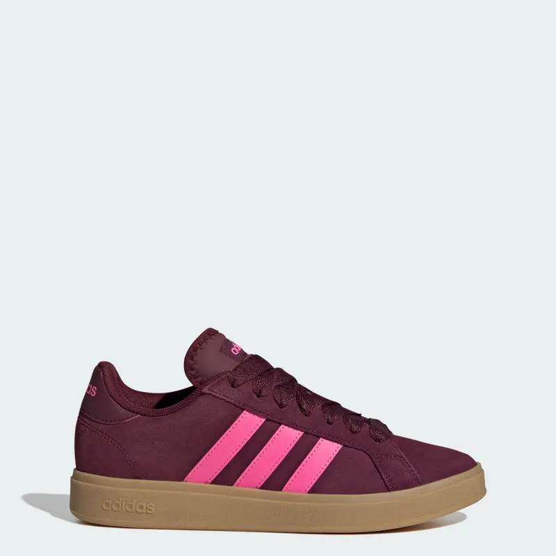 Adidas Grand Court Base 00s Shadow Red / Lucid Pink / Gum (JQ3598)
