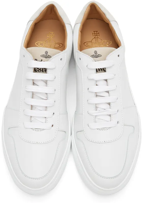 Vivienne Westwood White Apollo Trainer Low Sneakers (75020002M-L0005-)
