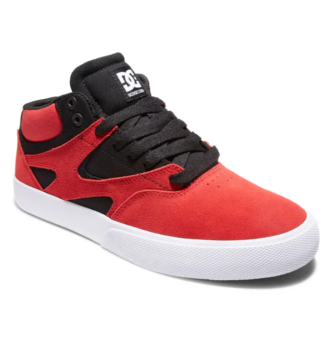 Lage DC Shoes Kalis Vulc Mid Adys300622 Athletic Red/Black (Atr) (ADYS300622-ATR)