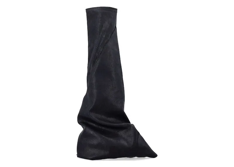 Rick Owens Hollywood DRKSHDW Fetish Denim Boot Black Milk (DS01E3815 SCF 911)