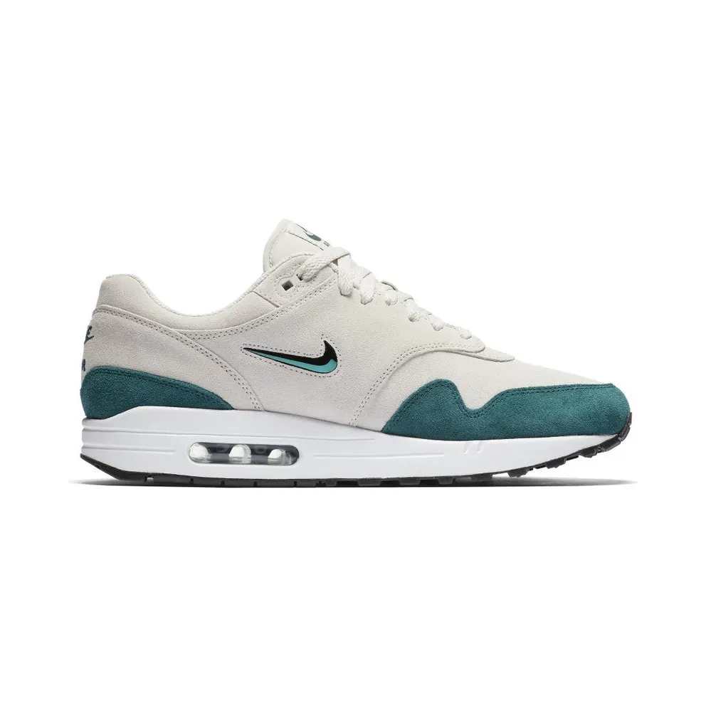 Nike Air Max 1 Jewel Atomic Teal Light Bone/Dark Atomic Teal-White-Black (918354-003)