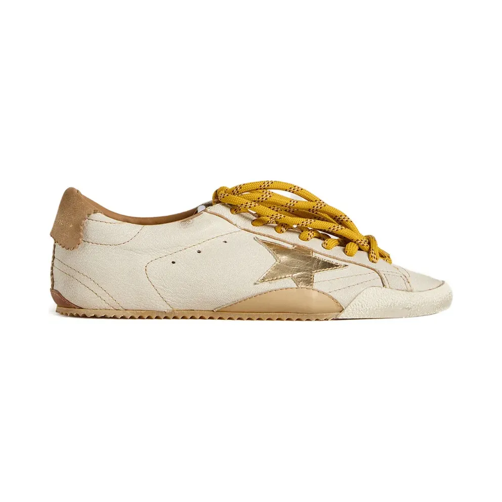 Golden Goose True Star aus Wildleder – Nude (GMF00922F007385)