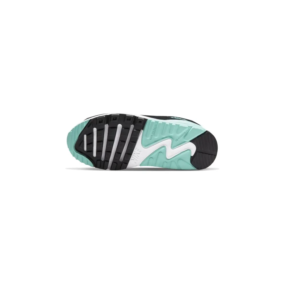 Nike Air Max 90 Hyper Turquoise (PS) White/Light Smoke Grey/Hyper Turquoise (CD6867-102)