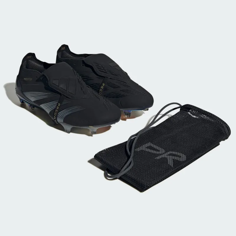 adidas Predator Elite Foldover Tongue FG Core Black Carbon Gold Metallic (IF6444)