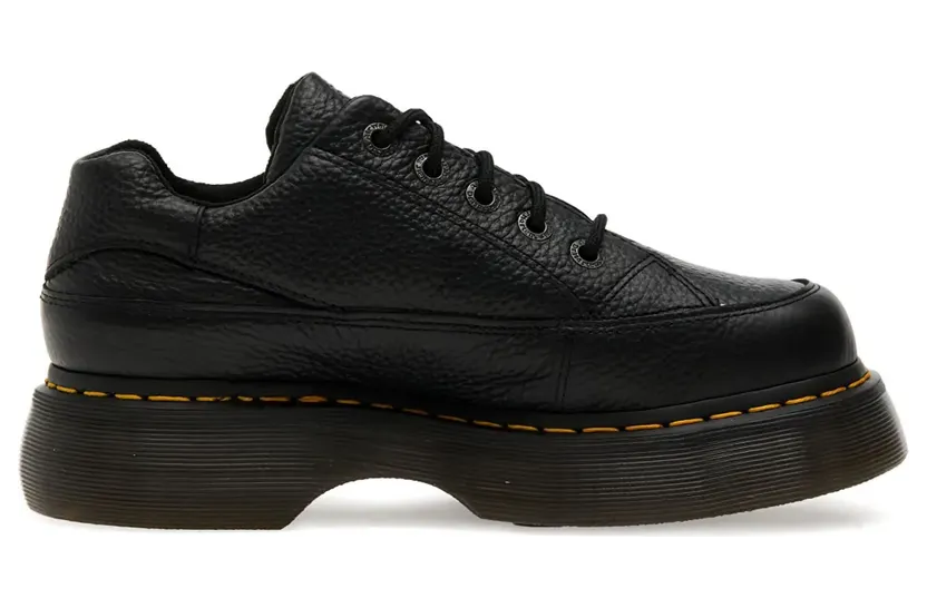 Dr. Martens Buzz sneakers met plateauzool en textuur – Zwart (DM41060001)
