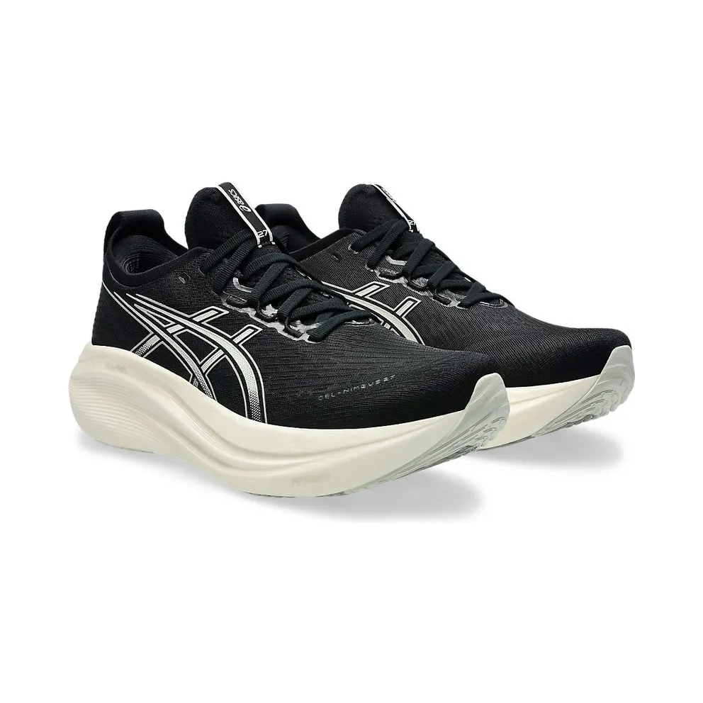 ASICS GEL-NIMBUS 27 WIDE “Black / Lake Grey” (1011B956-002)