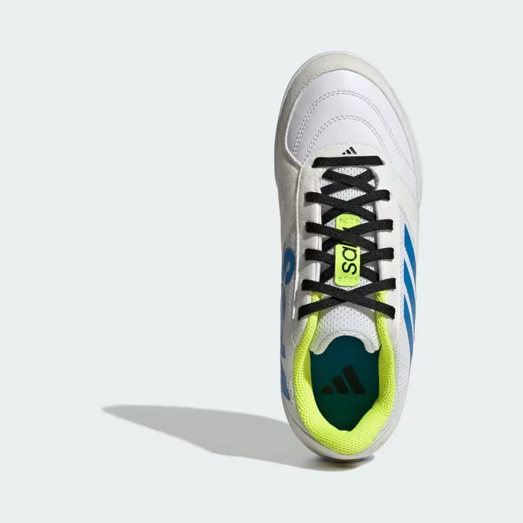 adidas Top Sala Competition II Indoor Football Shoes Kids “Cloud White / Lucid Ray Blue / Solar Yellow” (JP6986)