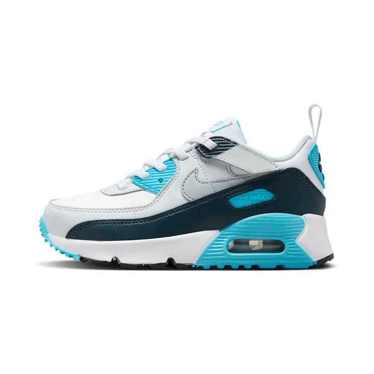Nike Air Max 90 EasyOn White Baltic Blue Armory “White / Baltic Blue / Armoury Navy / Wolf Grey” (HF6357-100)