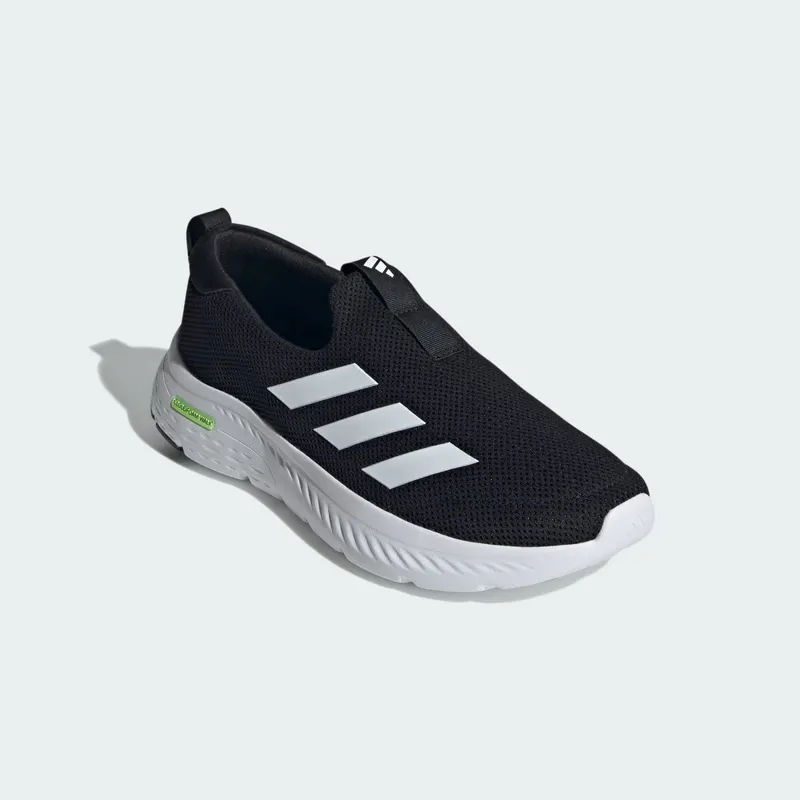 adidas Cloudfoam Move Lounger Core Black Cloud White Hi-Res Yellow (ID6512)
