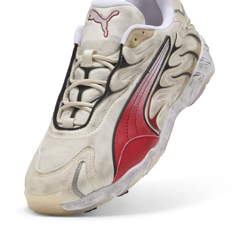 Puma Inhale Distressed “Alpine Snow / For All Time Red” (404532_02)