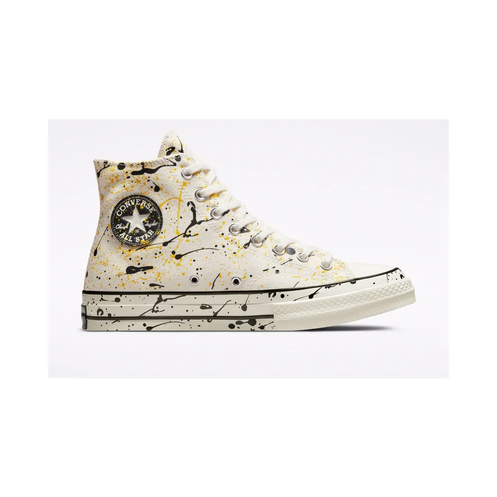 Converse Chuck 70 Archive Paint Splatter Egret/Black/amarillo (A01170C)