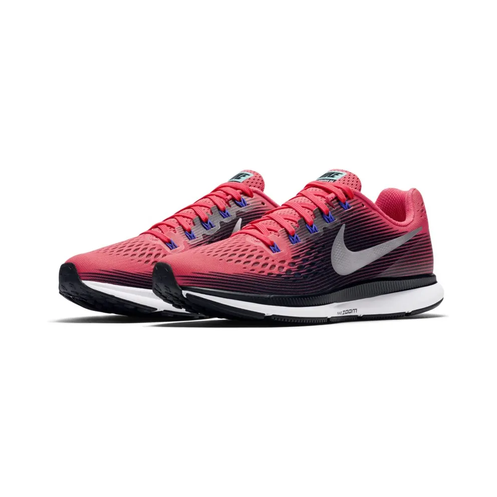 Nike Air Zoom Pegasus 34 Solar Red (W) “Solar Red / Black / Persian Violet / Metallic Silver” (880560-604)