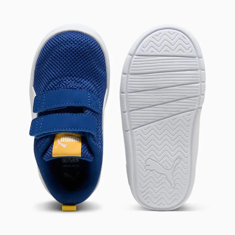 Puma Courtflex V3 Mesh Royal White Yellow (398086-05)