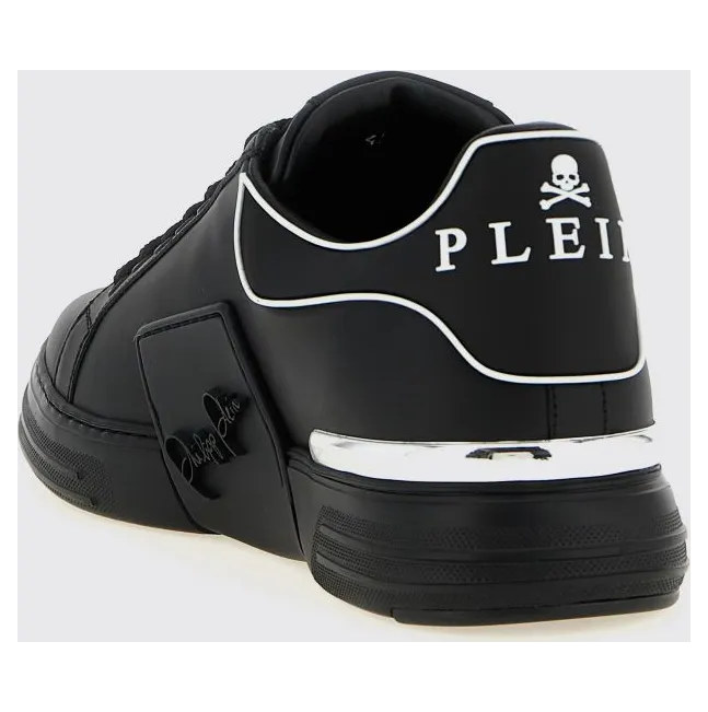 Philipp plein Phantom Kick$ Leather Sneakers Black (SAFSUSC0904PLE005N0202) (2)