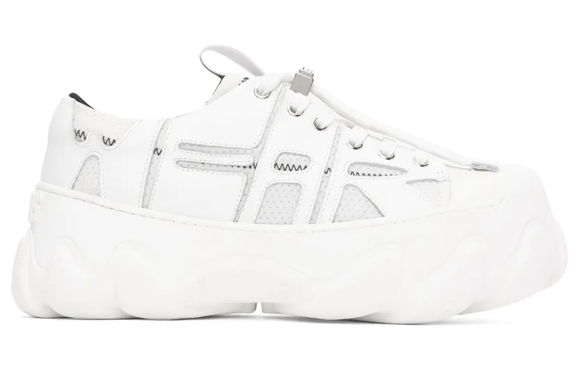 GCDS White IBEX Sneakers (AI22M460082)
