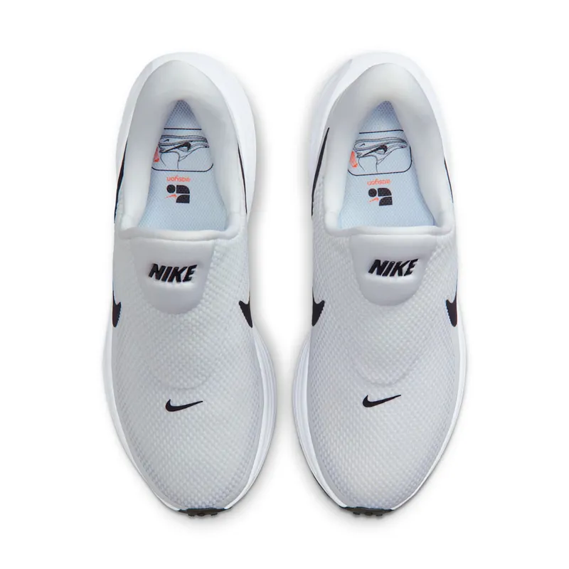 Nike Revolution 8 EasyOn White Wolf Grey Black (HQ2415-100)