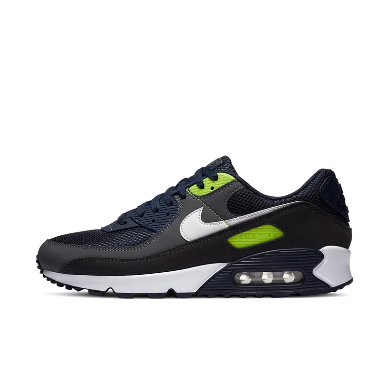 Nike Air Max 90 Blue “Obsidian / Iron Grey / Smoke Grey / White” (DA1505-400)
