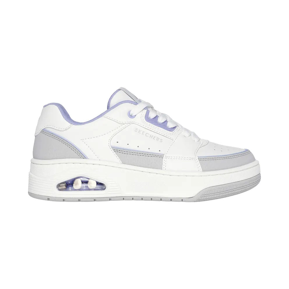 Skechers Uno Court – Courted Style – White / Lavendel (177710 WLV)