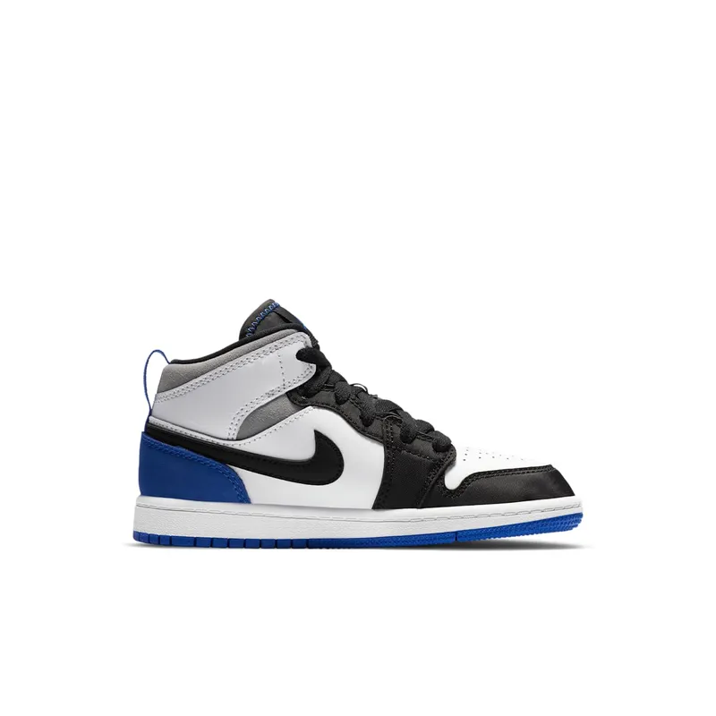 Jordan 1 Mid SE White Black Royal (PS) (BQ6932-102)