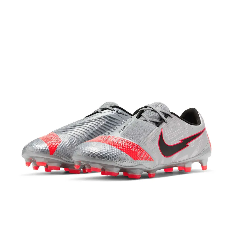 Nike Phantom Venom Elite FG “Metallic Grey / Crimson” (AO7540-906)
