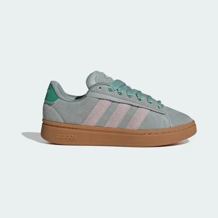 adidas Grand Court Alpha 00s “Wonder Sage / Ice Purple / Gum” (JQ7280)