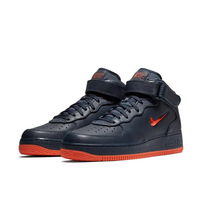 Nike Air Force 1 Mid NYC Obsidian Orange Obsidian/Brilliant Orange (AO1639-400)