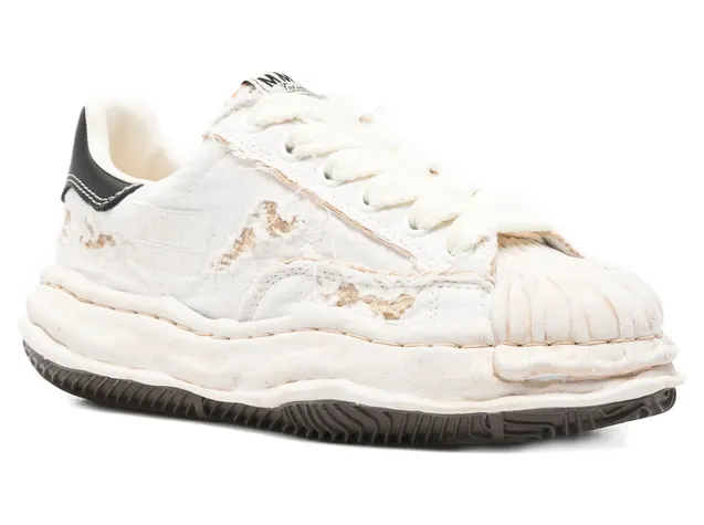 Maison Mihara Yasuhiro Blakey Distressed “White” (A16FW729) (3)