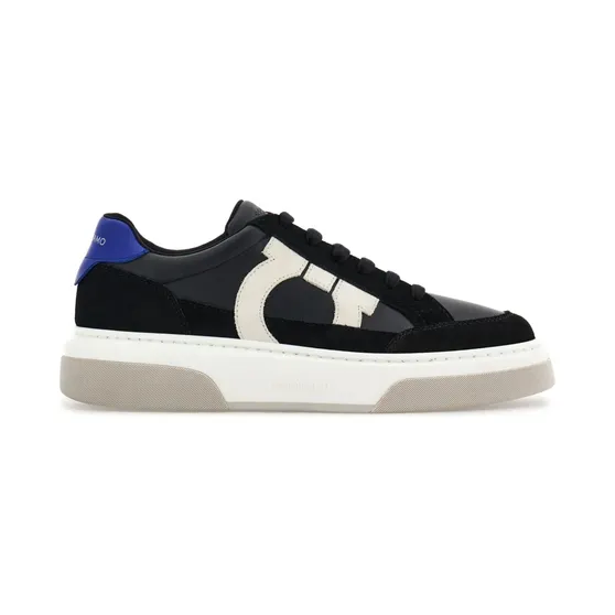 Ferragamo Leren sneakers met Gancini patch – Veelkleurig (769884)
