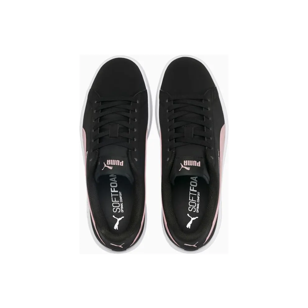 Women’s PUMA Smash V2 Buc Black/Bridal Rose/White (365160-18)