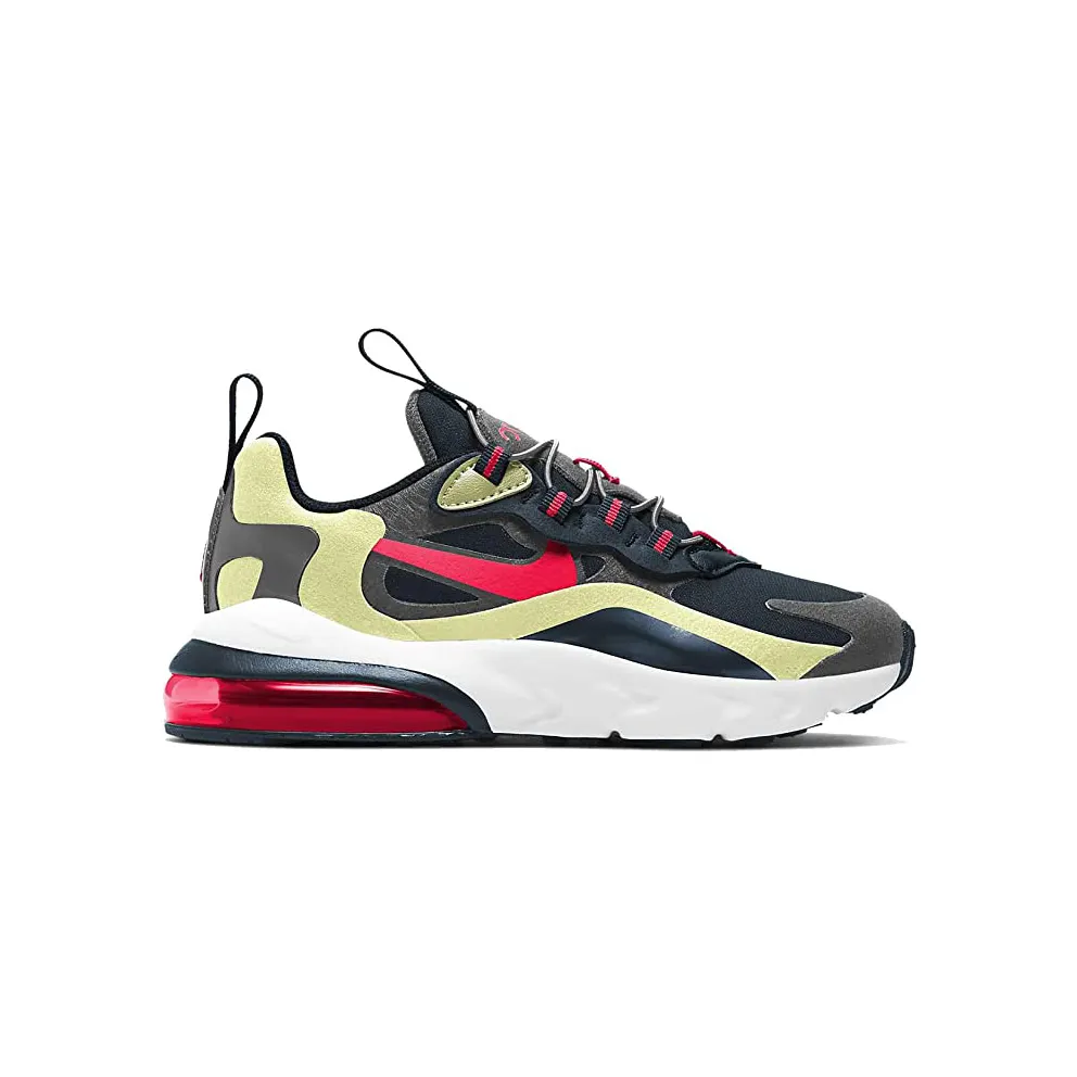 Nike Air Max 270 React Iron Grey Bright Crimson (PS) (BQ0102-015)
