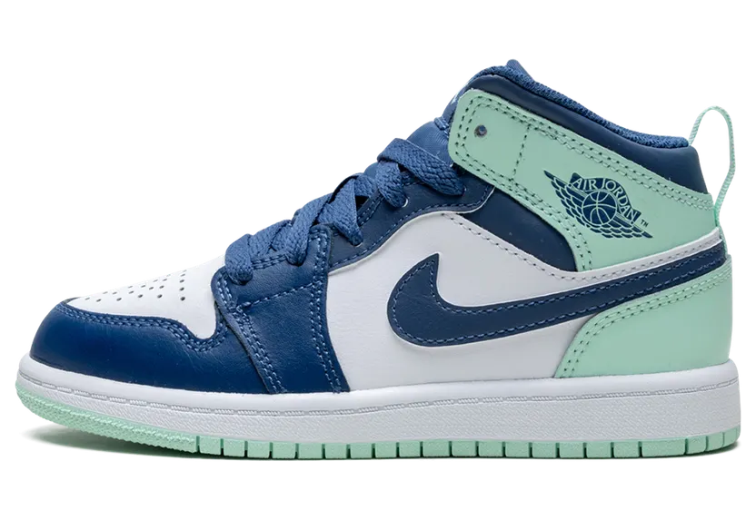Air Jordan 1 Mid Mystic Navy Mint Foam (PS) (640734-413)