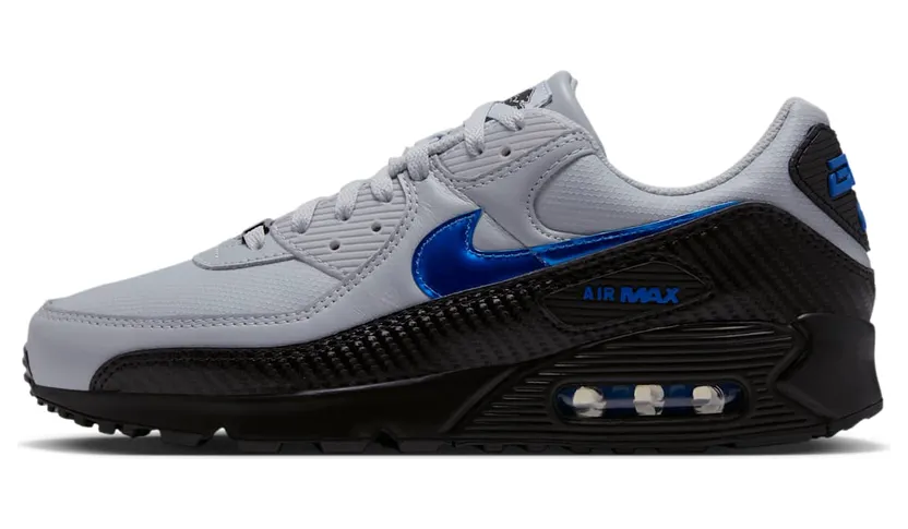 NFL x Nike Air Max 90 – Detroit Lions – “Field Silver / Blue Spark / Black” (IW1133-001)