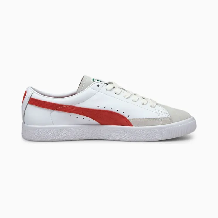 Puma Basket VTG Puma White / High Risk Red (374922-02)