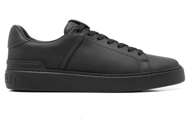 Balmain Logo-embossed Leather “Black” (HM1VI288 LVTR 0PA)