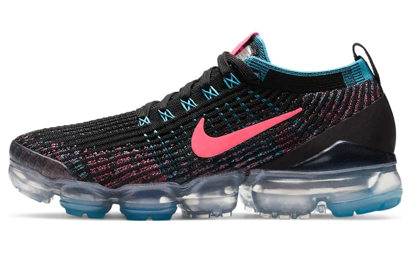 Nike Air VaporMax Flyknit 3 ‘Black Hyper Pink Blue’ Black/Baltic Blue/Metallic Silver/Hyper Pink (CZ7988-001)