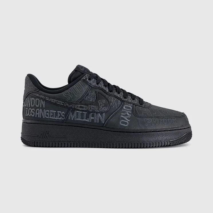 Nike Air Force 1 Black / Black / Anthracite (II1549-001)