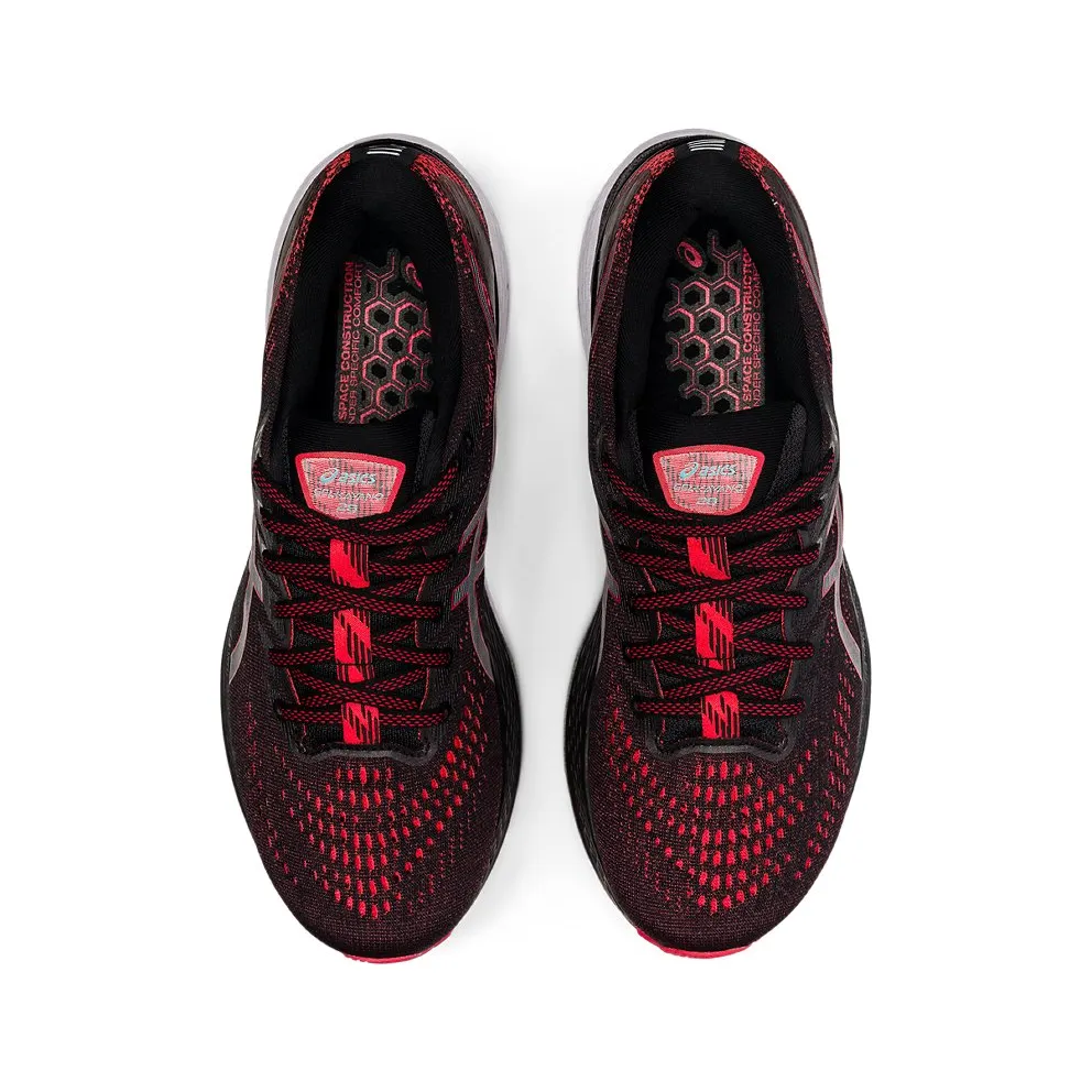 ASICS Gel-Kayano 28 Black Electric Red White (1011B188-002)