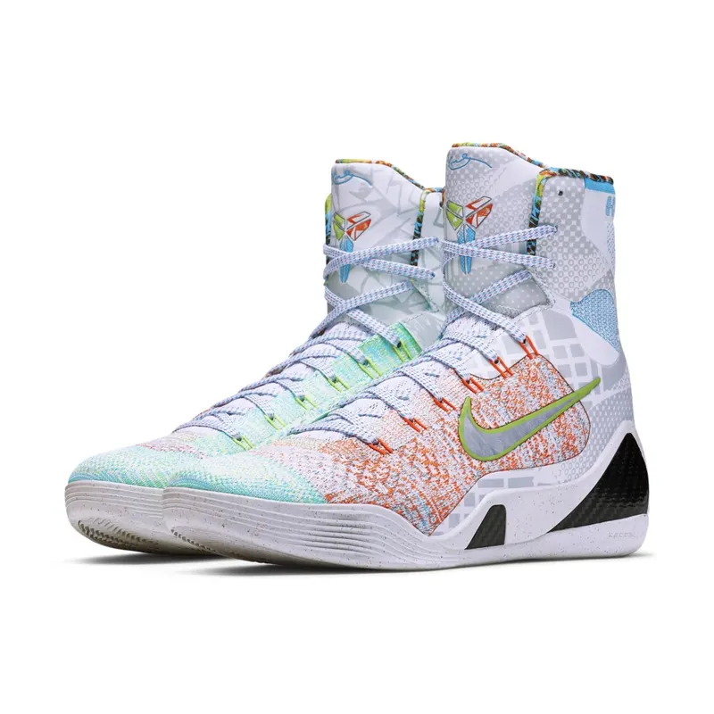 Nike Kobe 9 Elite What the Kobe Multi-Color/Reflect Silver-Chlorine Blue (678301-904)