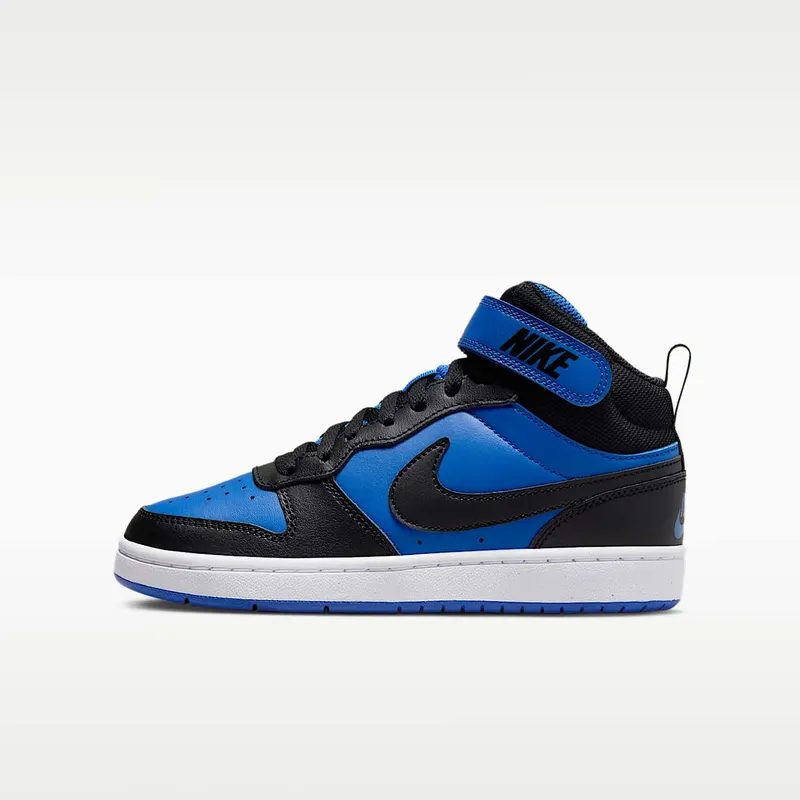 Nike Court Borough Mid 2 Game Royal White Black (CD7782-404)