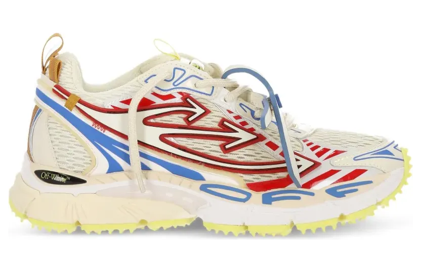 Off-White Be Right Back met vlakken en Arrows-patroon “Blue” (W289S6F0066927)