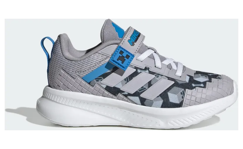 Adidas ADIDAS MINECRAFT FORTARUN 4.0 KINDERSCHOENEN Glory Grey / Glory Grey / Lucid Ray Blue (JR1945)