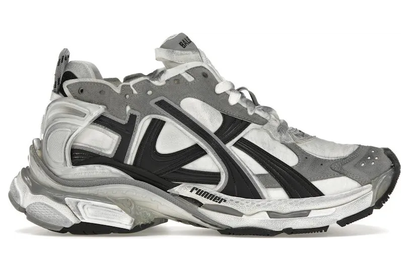 Balenciaga Runner Grey White Black (772774W3RNY9012)