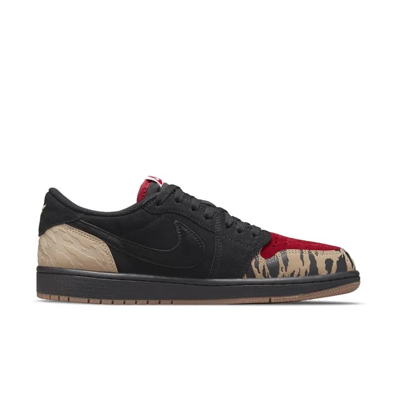 Air Jordan x SoleFly 1 Retro Low – “Black / Red / Beige” (DN3400-001)