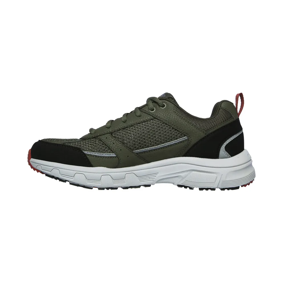 Skechers Relaxed Fit: Oak Canyon – Verketta – Olijf / Black – “Green” (51898 OLBK)