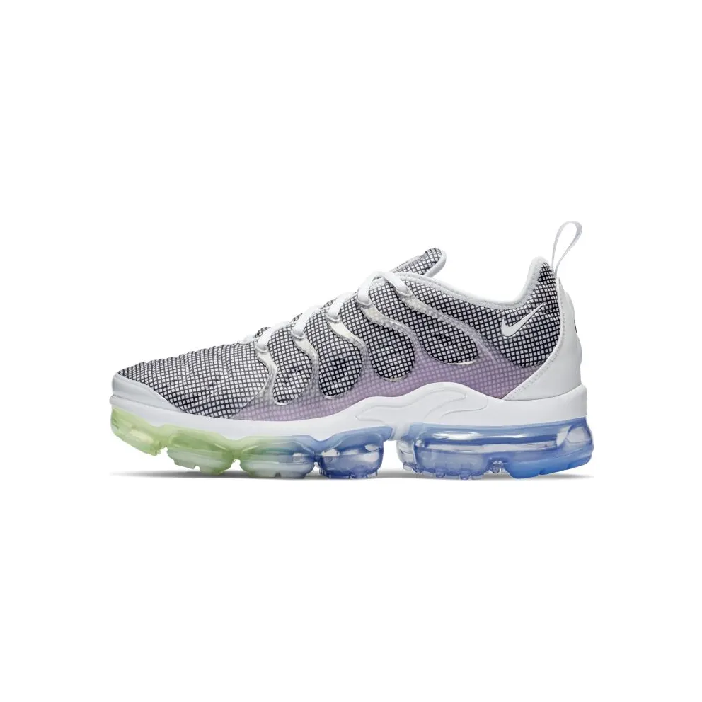 Nike Air VaporMax Plus Grid Print White/Aluminum-Barely Volt-Black (924453-105)