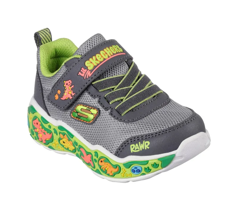 Skechers Play Scene Sneaker Houtskool/Limoen