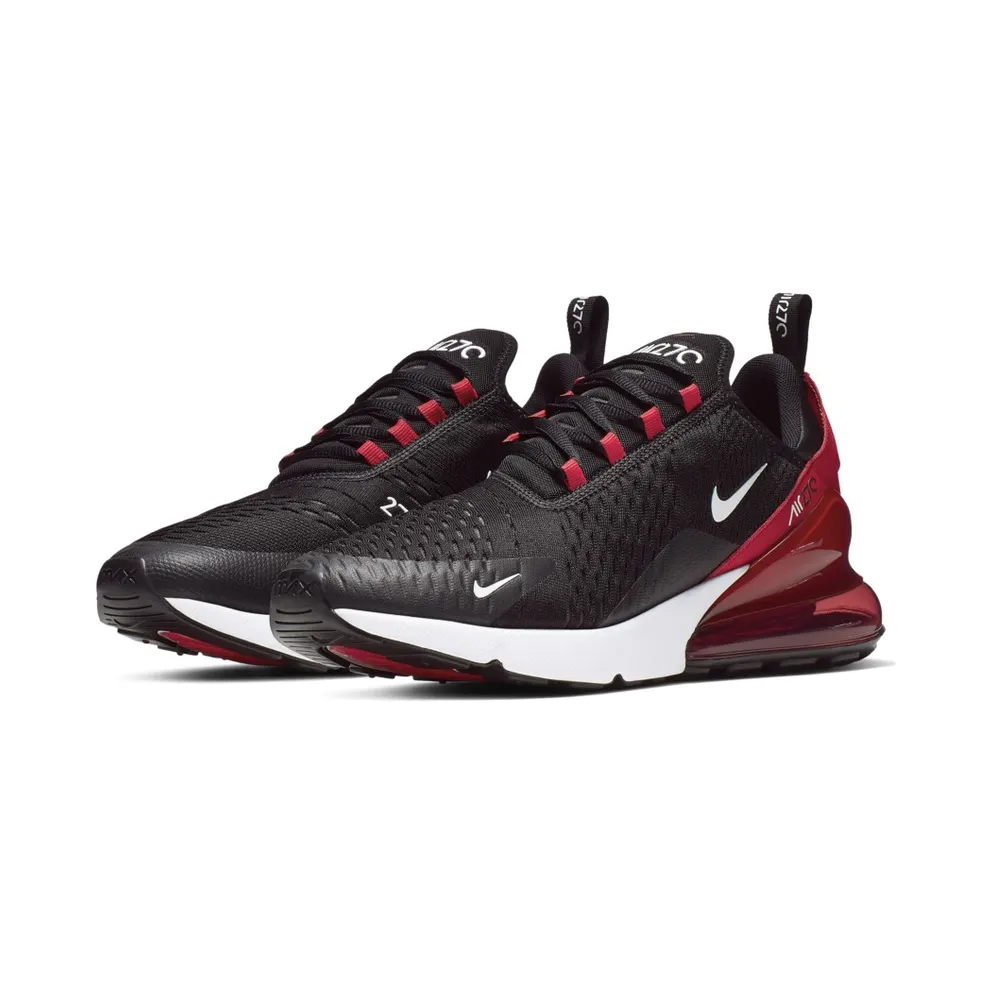 Nike Air Max 270 Black Black University Red Anthracite White (AH8050-022)