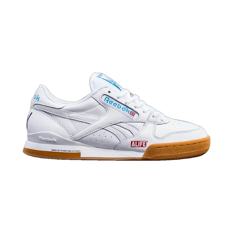 Reebok Phase 1 Pro Alife White White/California Blue-Gum (Other Brands Reebok)